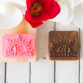 ANZAC - ANZAC Day Commemorative Emboss 3D Printed Cookie Stamp