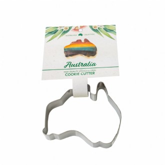 Australia Stainless Steel Cookie Cutter with Recipe Card