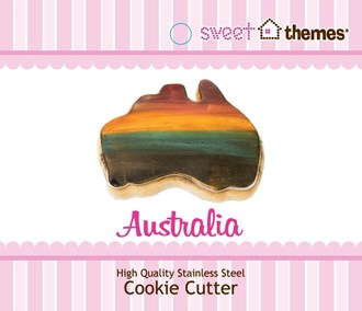 Australia Stainless Steel Cookie Cutter with Swing Tag
