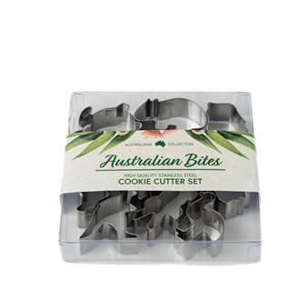 Australian Bites Boxed Mini Cutter Set 10pce  - Stock Reduction Sale