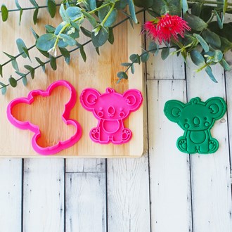 Australian Koala Joey 3D Printed Cookie Cutter & Emboss Stamp  - End of Line Sale