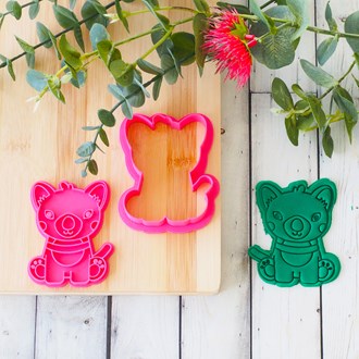Australian Tasmanian Devil Joey 3D Printed Cookie Cutter & Emboss Stamp  - End of Line Sale