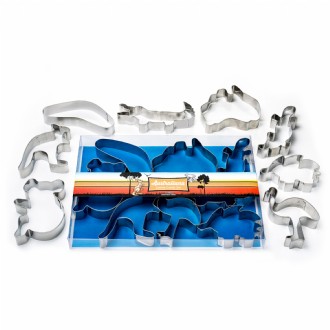 Australiana 8pce Stainless Steel Cookie Cutter Boxed Set - Stock Reduction Sale