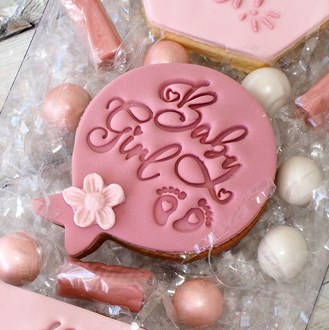Baby - Baby Girl Emboss 3D Printed Cookie Stamp
