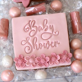 Baby - Baby Shower Emboss 3D Printed Cookie Stamp