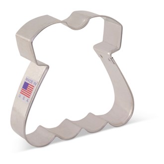 Baby Dress Cookie Cutter by Tunde's Creations - Tin - End of Line Sale