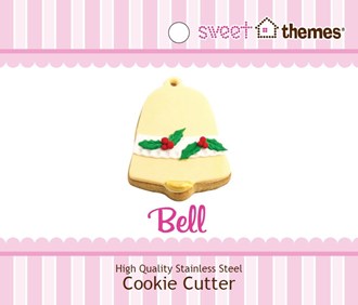 Bell Medium Stainless Steel Cookie Cutter with Swing Tag