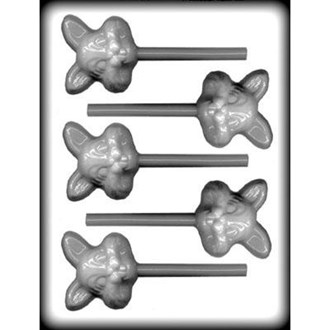Bunny Face Sucker Hard Candy Mould - End of Line Sale