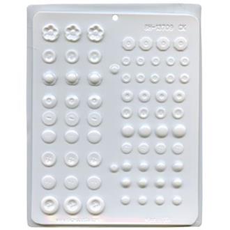Buttons Hard Candy Mould - End of Line Sale