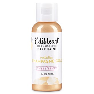 Champagne Gold Edible Art Paint 50ml - Metallic - End of Line Clearance