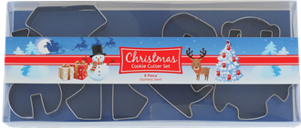 Christmas 8pce Stainless Steel Boxed Set  - End of Line Sale