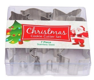 Christmas (with Bell) Boxed Mini Cutter Set 7pce