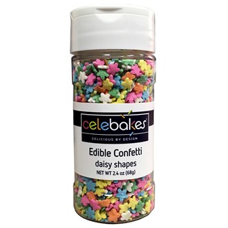 Daisy Shape Edible Confetti - 68gm