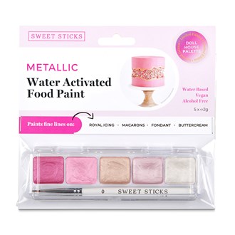 Doll House Water Activated Mini Edible Art Paint Palette - 12g