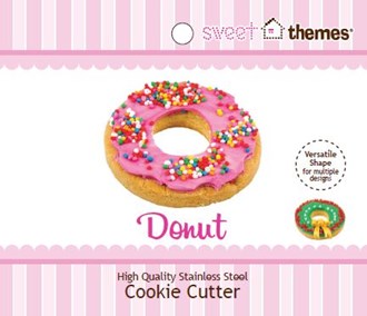 Donut or Wreath Stainless Steel Cutter with Swing Tag