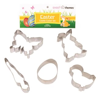 Easter 5pce (Classic) Stainless Steel Cookie Cutter Pack