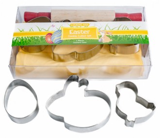 Easter Cooking Kids Cookie Cutter Boxed Set (5pce)
