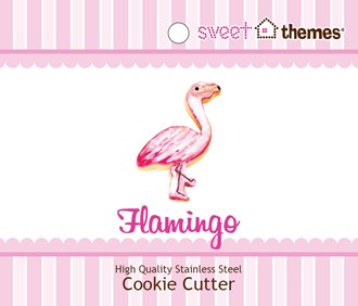 Flamingo Stainless Steel Cookie Cutter with Swing Tag