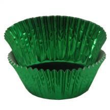 Green Foil Baking Cups - 50 Pack