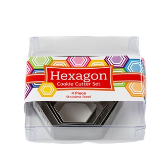 Hexagon Boxed Cutter Set 4pce