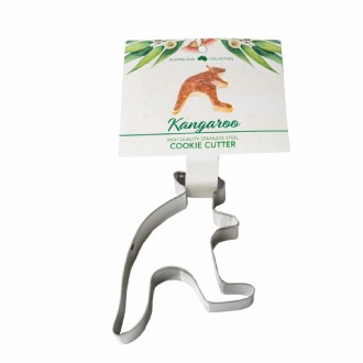 Kangaroo Stainless Steel Cookie Cutter with Recipe Card