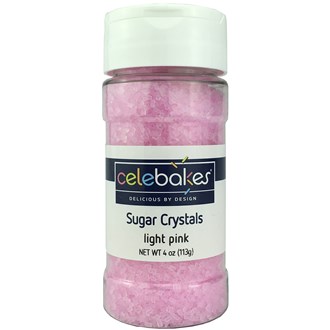 Light Pink Sugar Crystals - 113gm