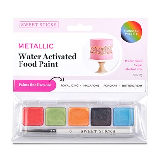 Monster Water Activated Mini Edible Art Paint Palette - 12g