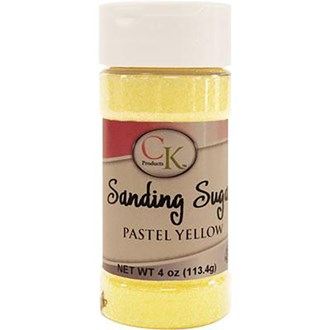 Pastel Yellow Sanding Sugar - 113.4gm