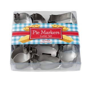 Pie Markers Boxed Mini Cutter Set 10pce