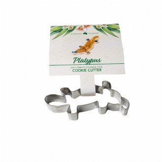 Platypus Stainless Steel Cookie Cutter with Recipe Card