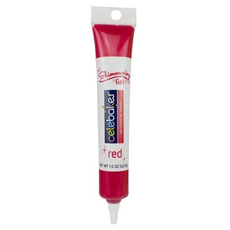 Red Shimmering Write on Gel - 42.5g  - Best Before Date Sale