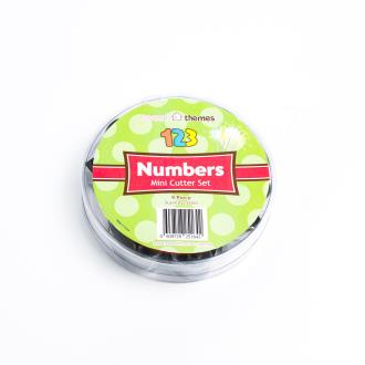 Numbers Boxed Mini Cutter Set 9pce