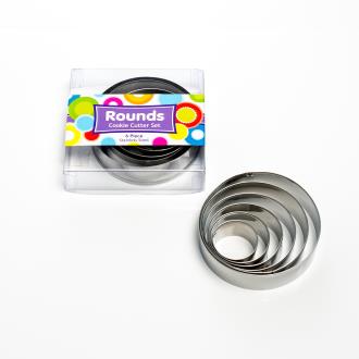 Round Boxed Cutter Set 6pce